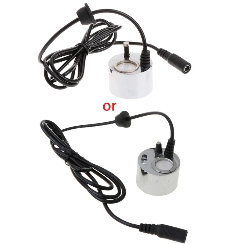 2023 New Maker Fogger Water Fountain Pond Fog Machine Atomizer Air Humidifier with Red LED Light for Office Home Aquarium