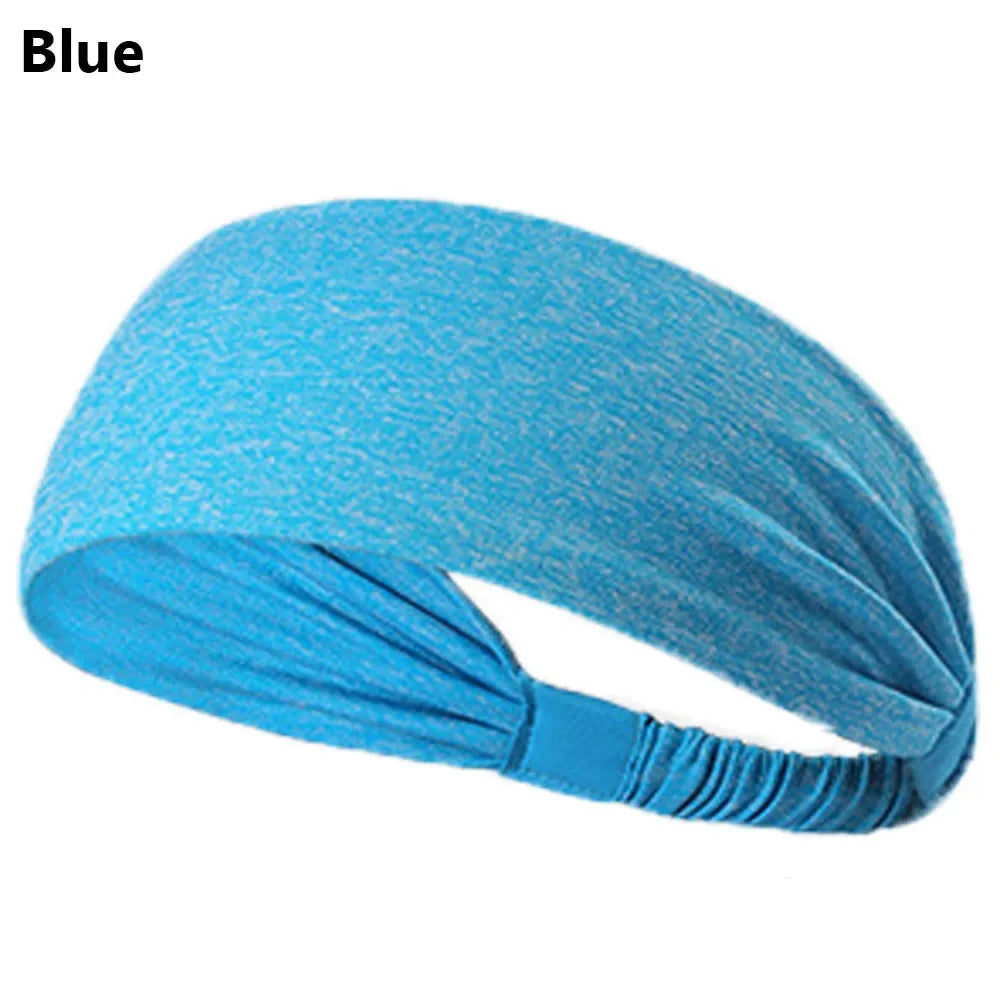 Hot Absorbing Sweat Sport Hair Bands Men Women Elastic Yoga Headbands Fitness Headwear Headwrap Sports Hair Accessories