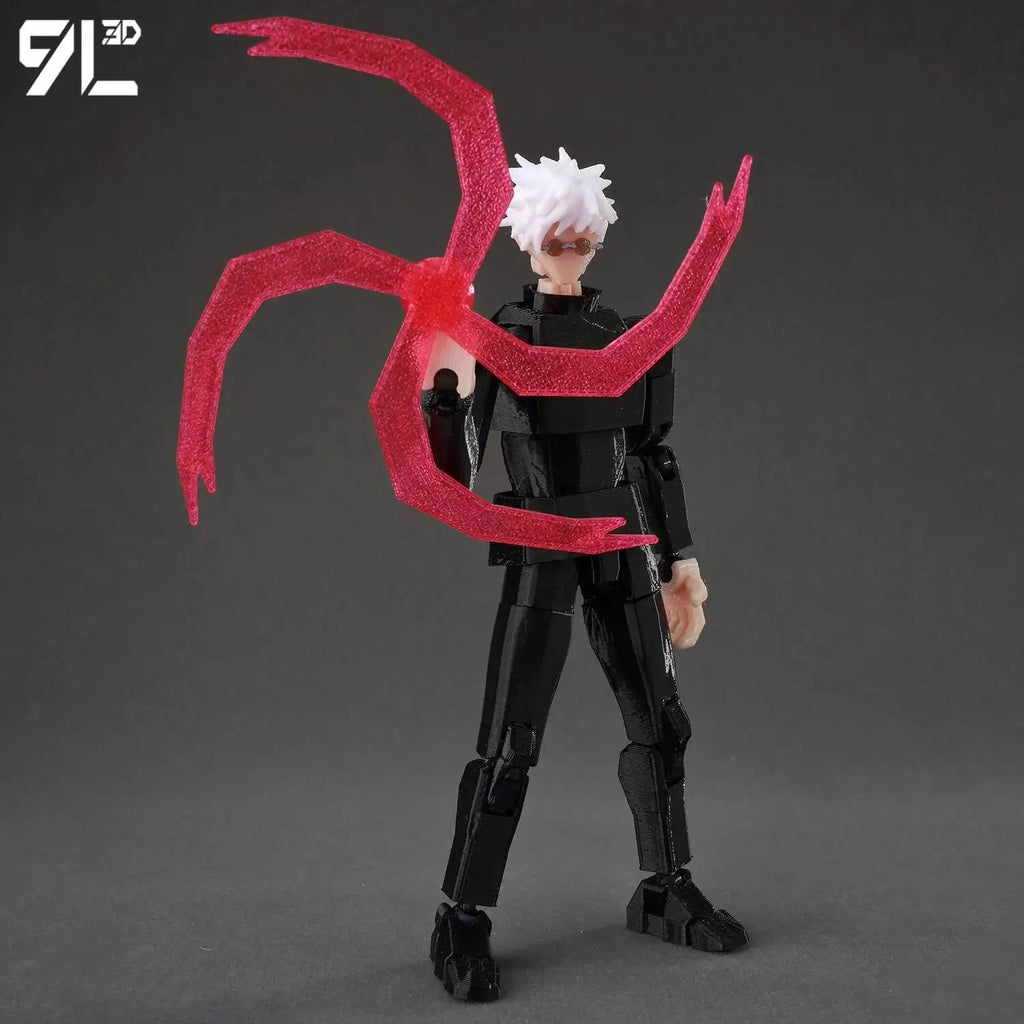 9L3D Printed Anime Jujutsu Kaisen Sukuna Yuji Yuta Satoru Gojo Lucky Dummy 13 Movable Shapeshift Action Figures Mannequin Toys