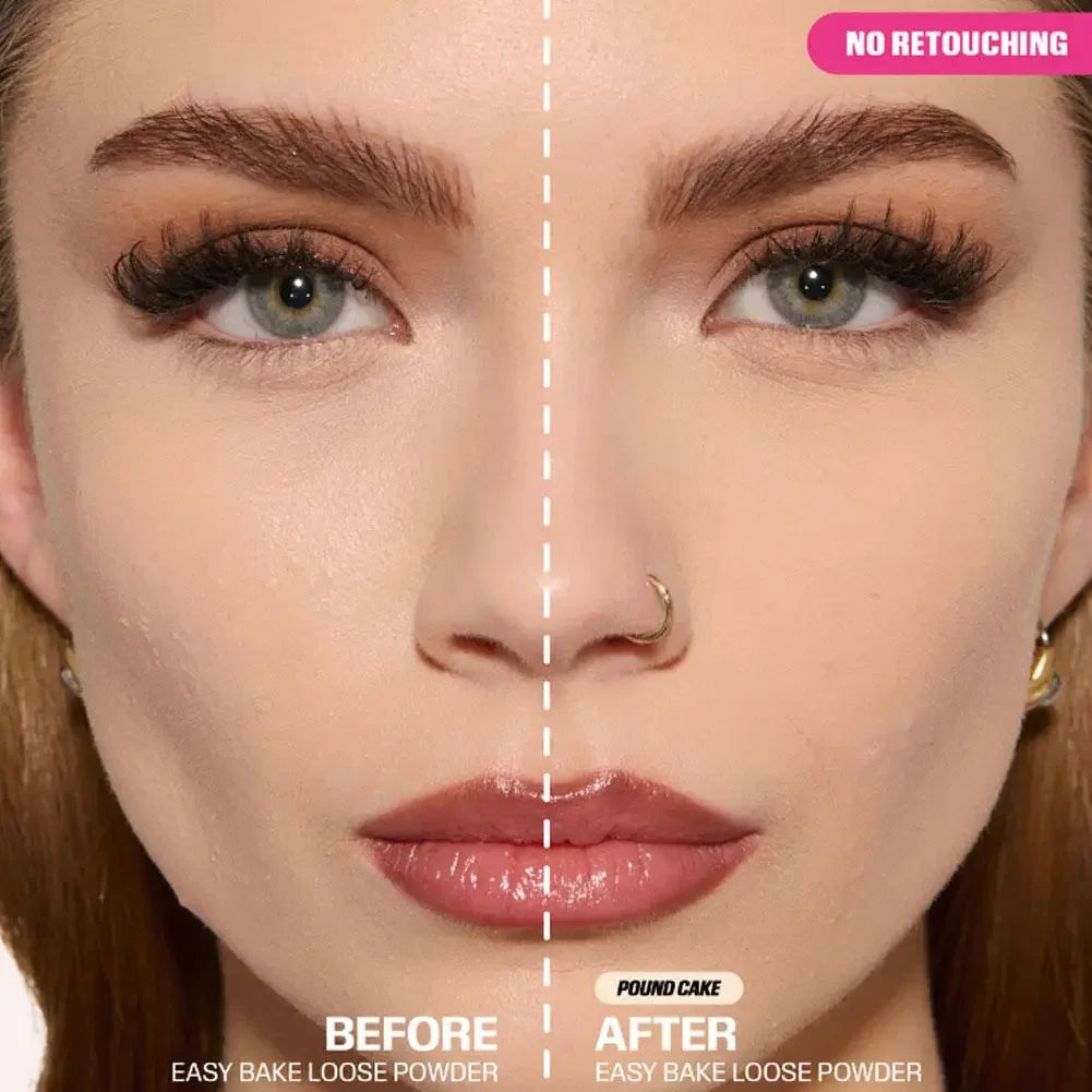 Huda Beauty Loose Baking Setting Powder Long Lasting Oil Control Natural Face Matte Waterproof BrighTening Loose Powder Makeup