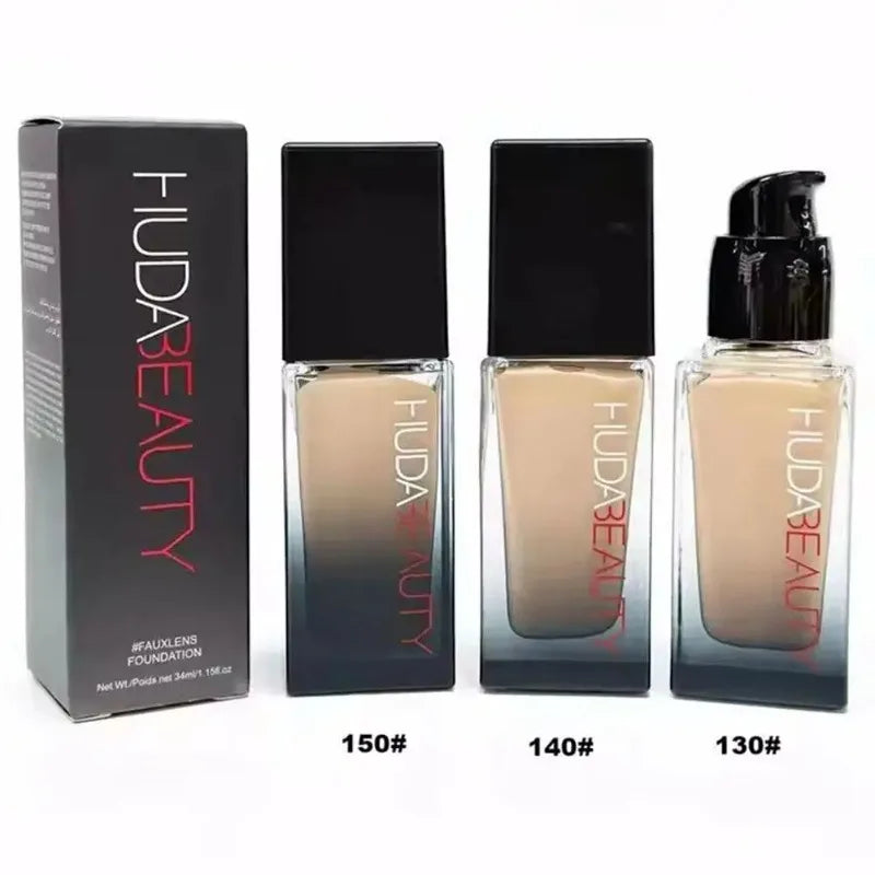Huda Beauty Flawless Liquid Foundation Matte Concealer Long-lasting Moisturizing Nourishing Facial Makeup Breathable Cosmetics