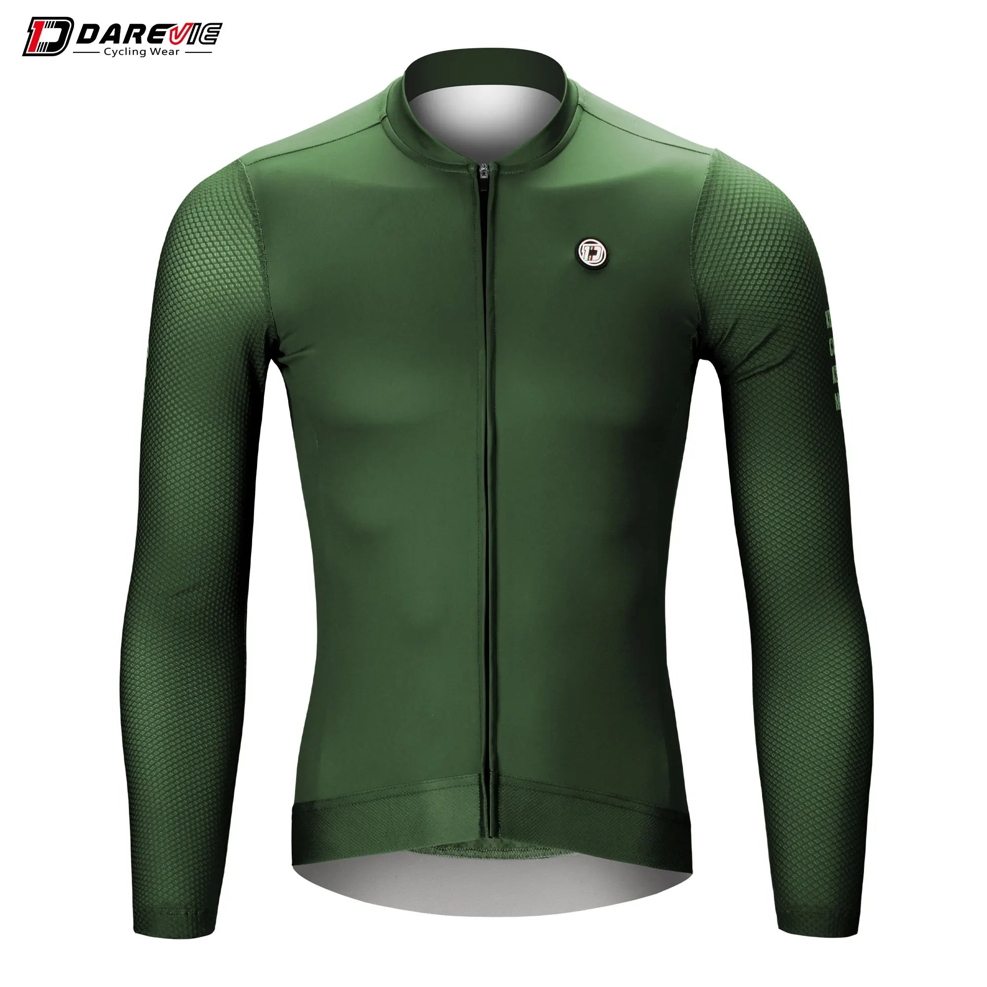 DAREVIE Cycling Jersey Long Sleeve Pro Aero Small Size 3D Bubble Mesh Cycling Jersey Men Women Breathable Man Cycling Maillot
