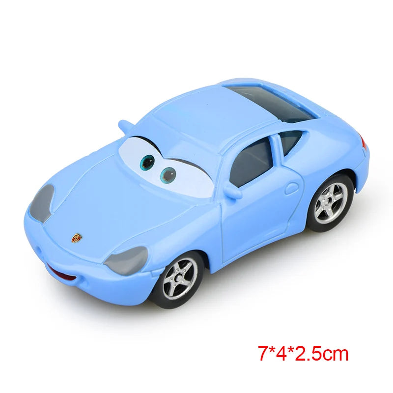 Mini Cars Disney Pixar Cars Toys Lightning McQueen Jackson Storm The King Mater 1:55 Diecast Metal Alloy Model Toys Kids Gifts