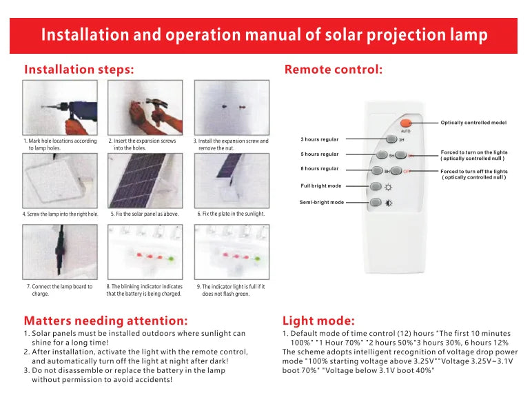 JVEE 30W 1000mAh Solar Flood Lights Remote Control Powered Spotlight Outdoor Waterproof IP67 Villa Street Lamp Adjustable Angle