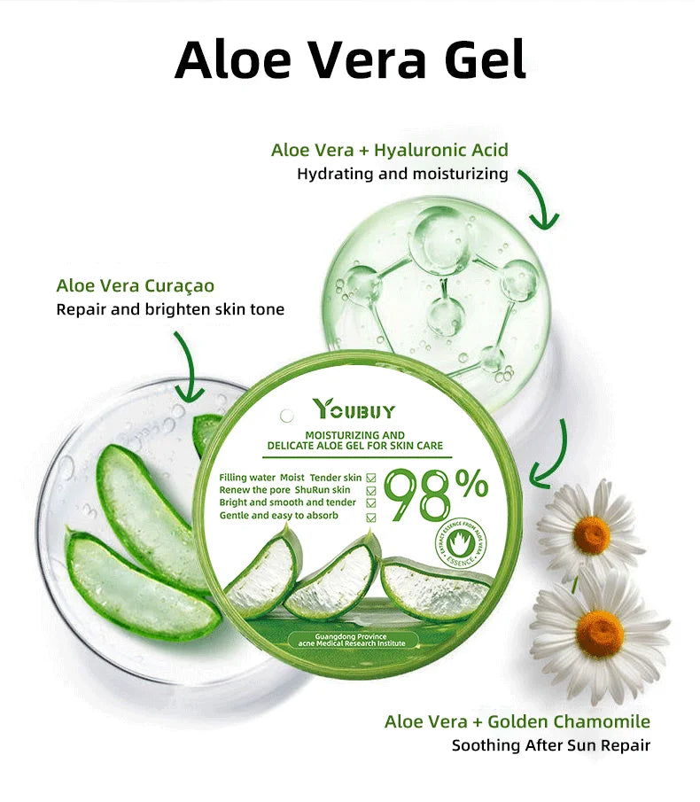 Youbuy Aloe Gel Gel Moisturizing Facial Brightening Skin Care Product