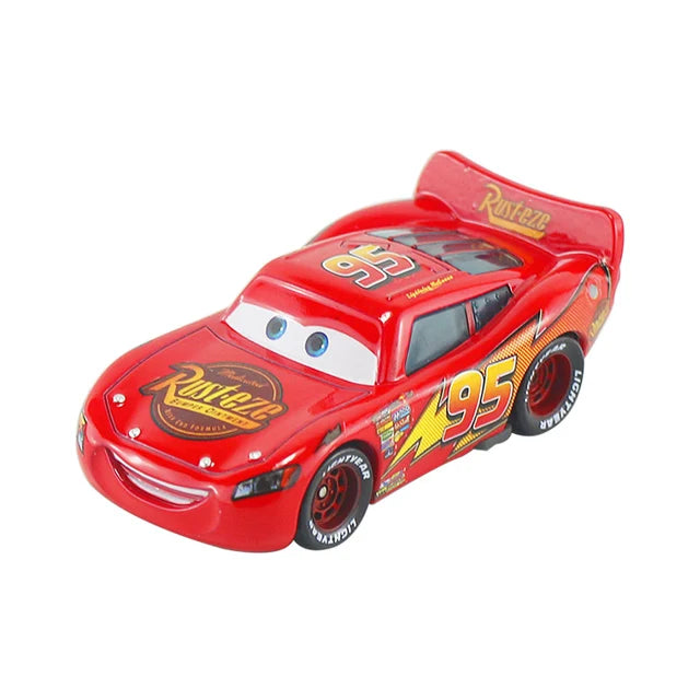 Disney Pixar Cars 2 3 Toys Lightning McQueen Truck Uncle Mack 1:55 Diecast Mater Piston Cup Fritter Frank Model Child Kids Gifts