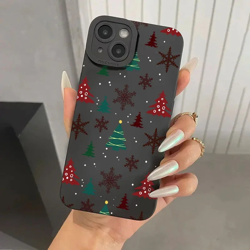 Funny Christmas Tree Phone Case for Xiaomi Redmi Note 14 13 12 Pro Plus 12S 11S 11 10S 10 Redmi 12C 13C 14C 4G Shockproof Cover