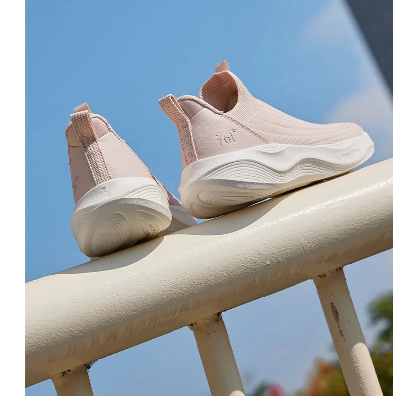 361 Degrees Women Running Shoes Spring New Mesh Thick Bottom Rebound Casual Shock-absorber Durable Female Sneaker 682512238