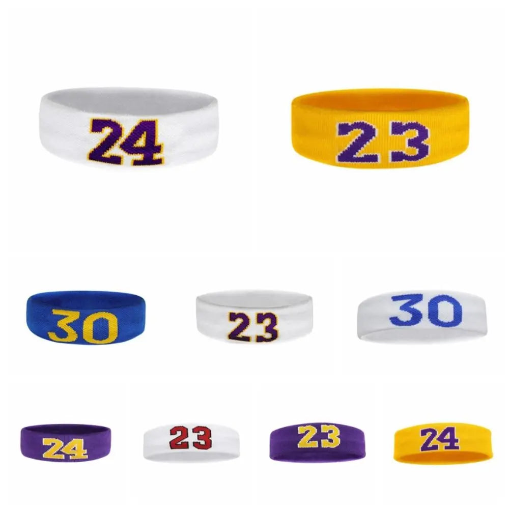 Sweat-Absorbent Basketball Headband Sport Style Elastic Cotton Running Headband Skin Friendly Soft Sports Headband Adult/KidsDIY