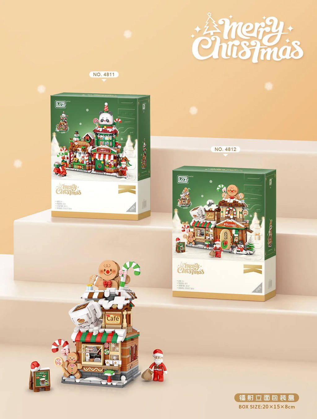 Flowers DIY decoration blocks Home decoration Model Building Blocks toys Assembly Toy Christmas Gift for Children Adult 4811