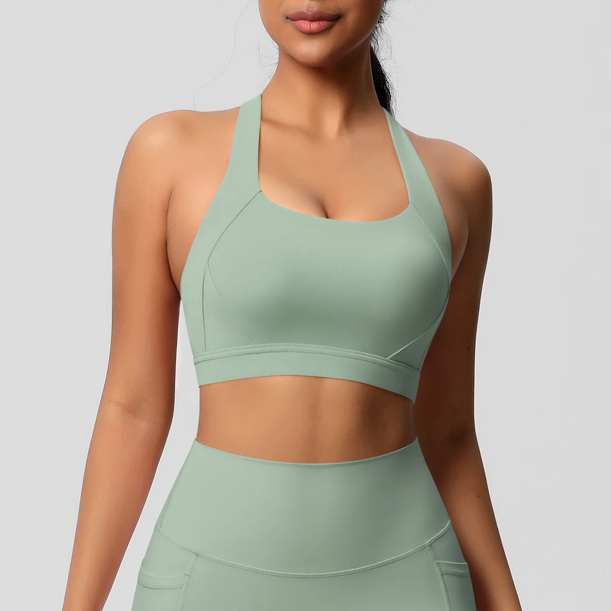 Women Sexy Yoga Vest Sexy Breathable Quick Drying Sport Brassiere Gym Push Up Shockproof High Intensity Pilates Clothes Women