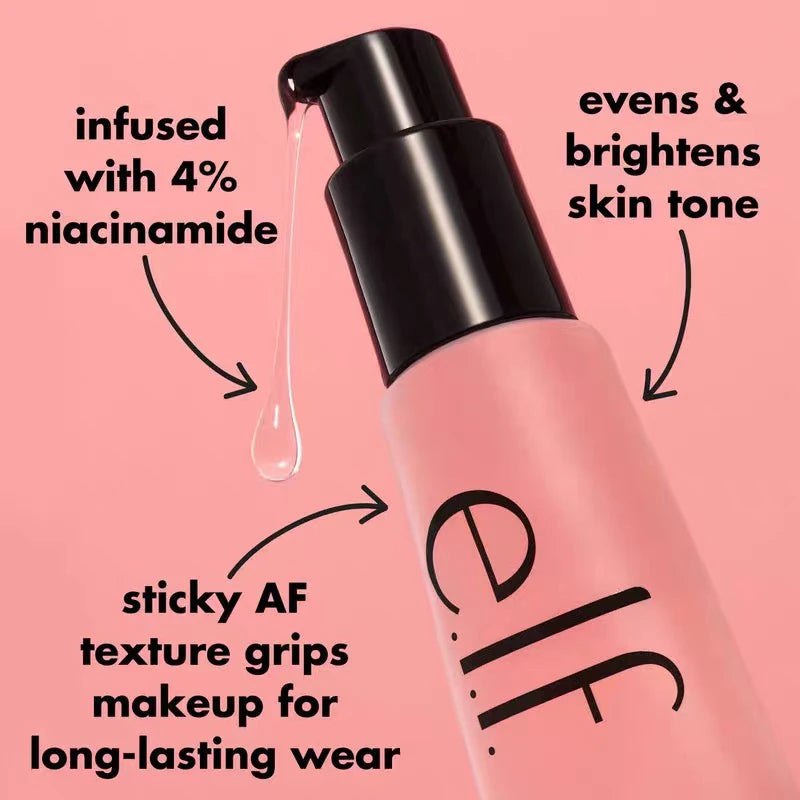 Elf Power Grip Primer Gel-based Moisturizing Facial Base Cream For Firming Makeup Long-lasting Wear Face Improve Makeup Texture