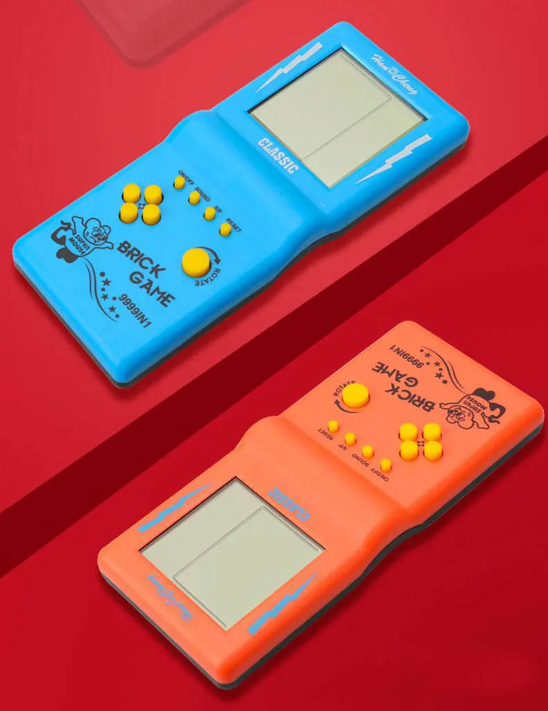 Classic Retro Handheld Game Players for Tetris Console Large Screen Children's Nostalgic Pocket Game Machine Kids Puzzle Toys