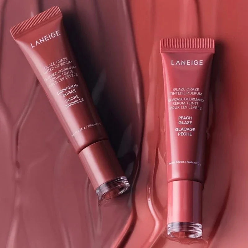 LANEIGE Hose Lip Honey Lip Glaze Moisturizing Brightening Colored Lip Balm Lips Tint Soft Tube Make Up Beauty Lips Care