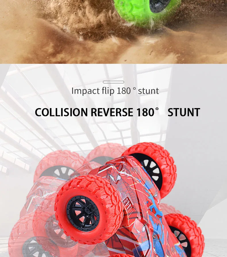Children's toy car fun double-sided car inertial safety anti-collision anti-fall Kid's anti-fall model sliding off-road vehicle