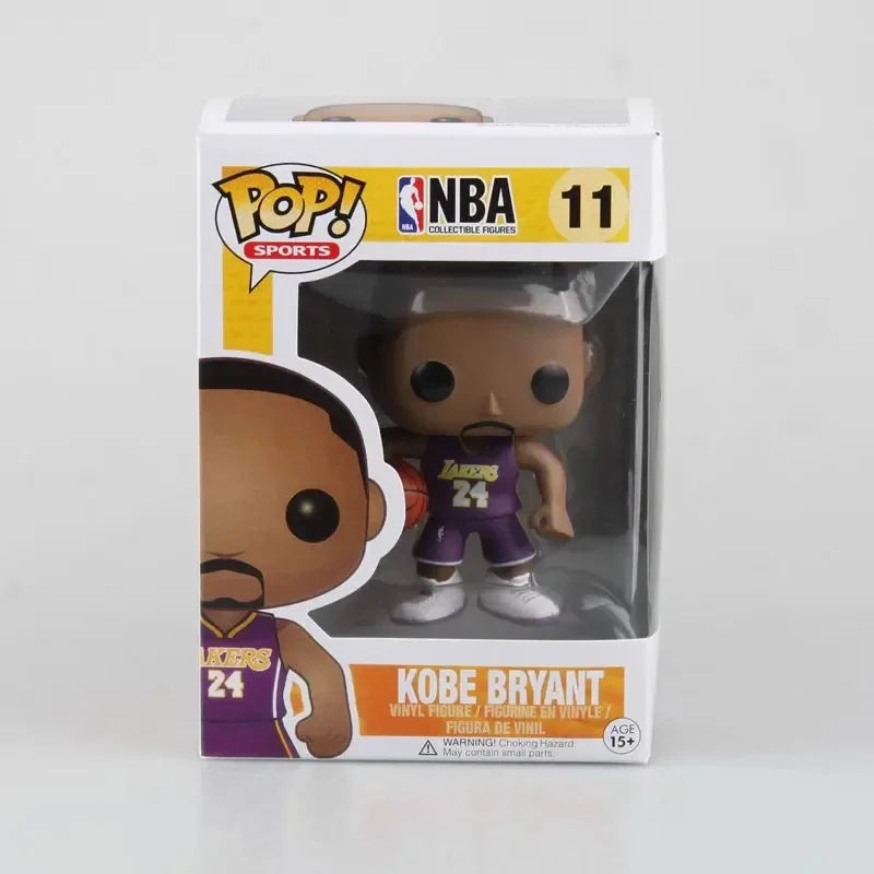 FUNKO POP Kobe BRYANT Basketball Star Black Mamba Kobe BRYANT Action Figures Children Gifts Collectible Model Toys