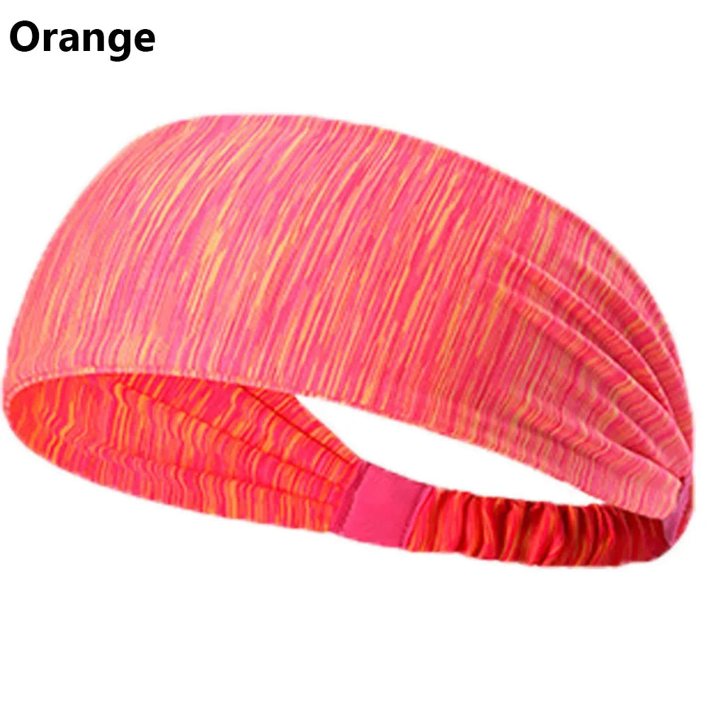Hot Absorbing Sweat Sport Hair Bands Men Women Elastic Yoga Headbands Fitness Headwear Headwrap Sports Hair Accessories
