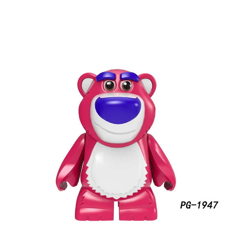 Disney Building Blocks Cartoon Comedy Simpson Family Mini Model Figures Assemble Action Bros Figures Building Blocks Toys