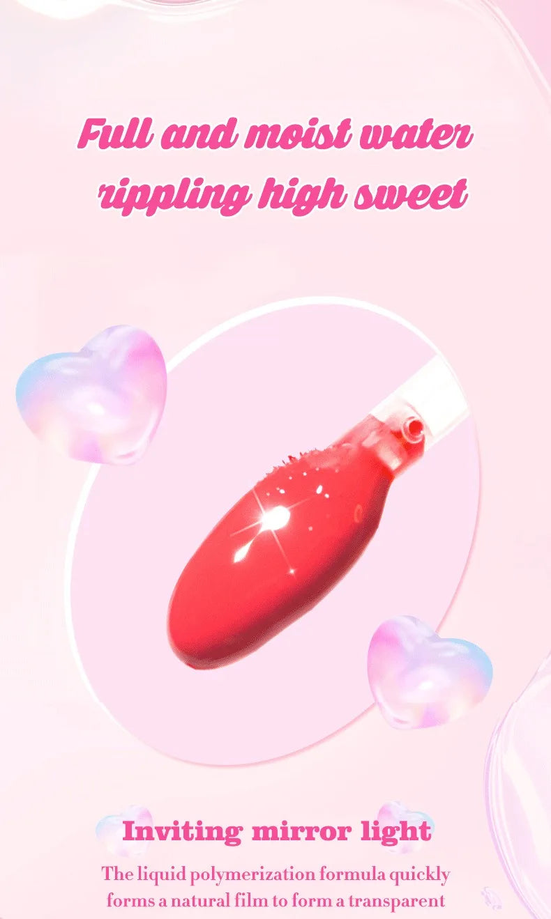 6PCS Moisturizing Lip Gloss Transparent Lip Oil Hydrating Lip Glaze Lip Plumper Hydrating Make Up Liquid Lipstick Lips Cosmetics