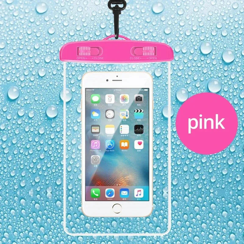 IPX8 waterproof universal phone cases water proof bag swim phone protector pouch PV cover for iPhone 15 14 Samsung Oppo Vivo