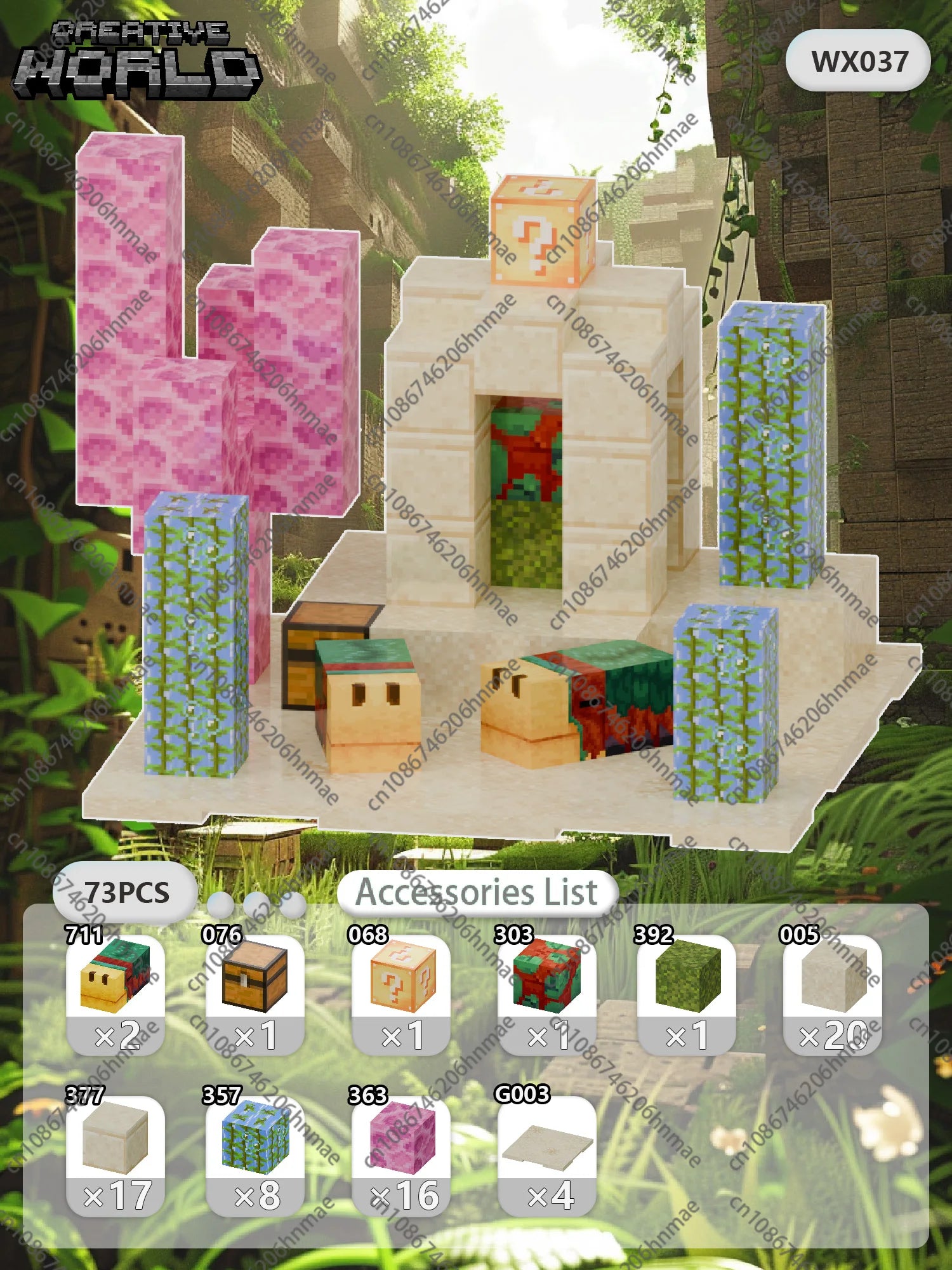 Magnetic Building Blocks Mine World Magnet Cube for Stacking Construction Brick Set Pixel Style Sensory Toys Kid Boys Girls DIY