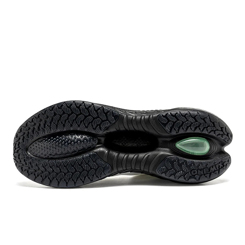 ONEMIX New Cushioning Running Shoes For Men Suitable Heavy Runners Lace Up Sports Women Non-slip Outdoor Athletic Male Sneakers