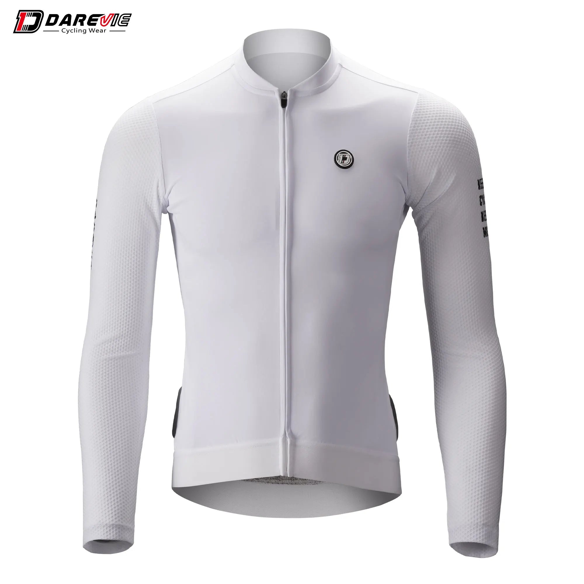 DAREVIE Cycling Jersey Long Sleeve Pro Aero Small Size 3D Bubble Mesh Cycling Jersey Men Women Breathable Man Cycling Maillot