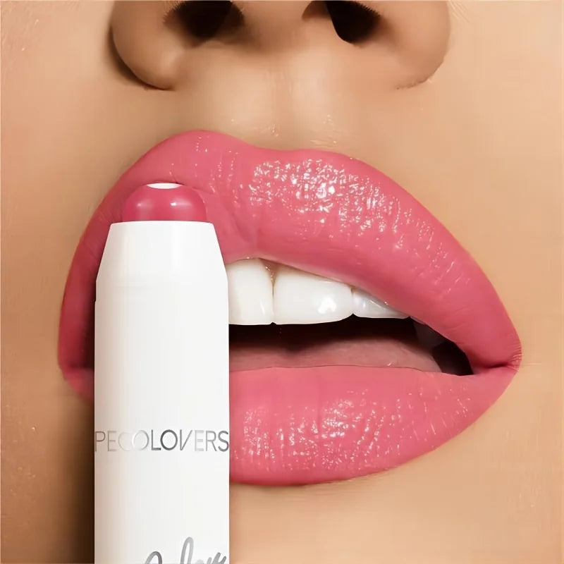 PECOLOVERS Waterproof Lipstick for Women - Long-Lasting, Moisturizing Gloss with Natural Finish, Suitable for All Skin Types