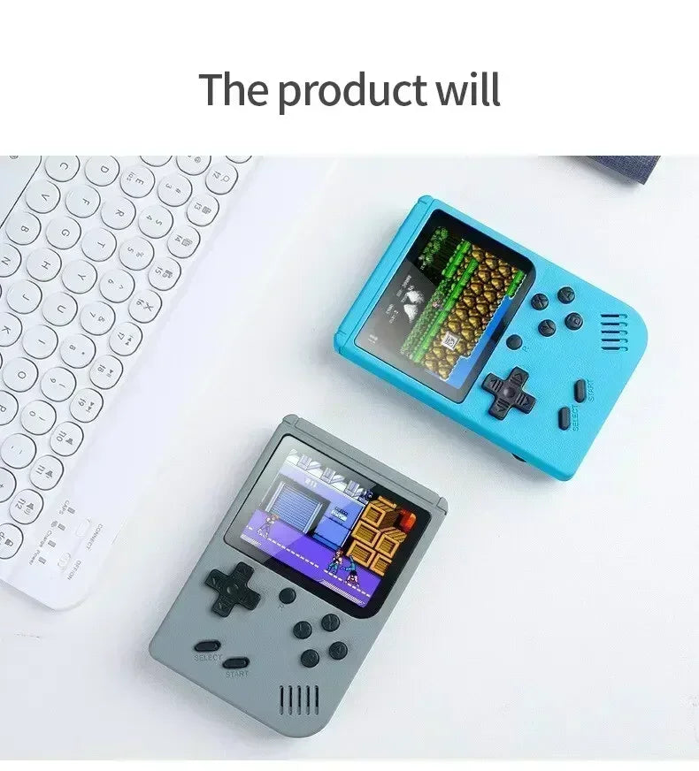 NGNG Portable Game Console with 500 Classic Retro Games 8 Bit 3.0-Inch Color Screen Perfect Birthday Gift for Kids
