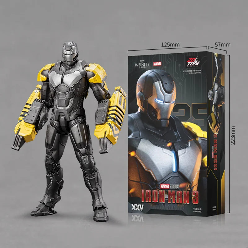 1:10 ZD Toys Iron Man MK25 Striker MK26 Gamma MK36 Peacemaker MK40 MK2 War Machine MK15 Sneaky Action Figure Collections Gift