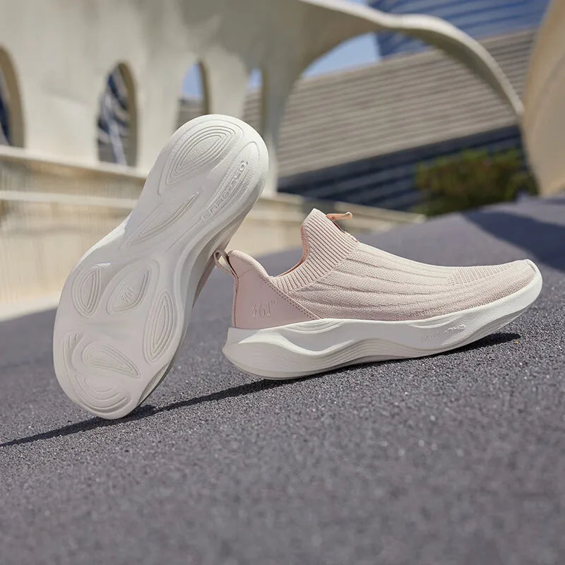 361 Degrees Women Running Shoes Spring New Mesh Thick Bottom Rebound Casual Shock-absorber Durable Female Sneaker 682512238