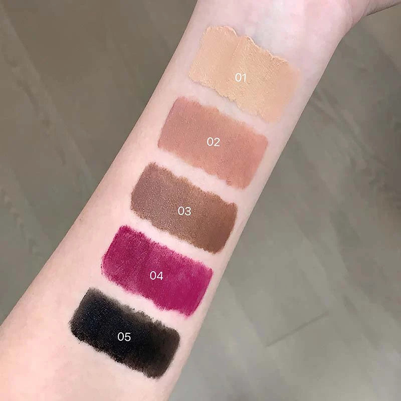 Cappuvini Obsidian Starry Matte Lip Gloss: Velvet Finish with Long-Lasting Formula-Dark Series for a Radiant Look,