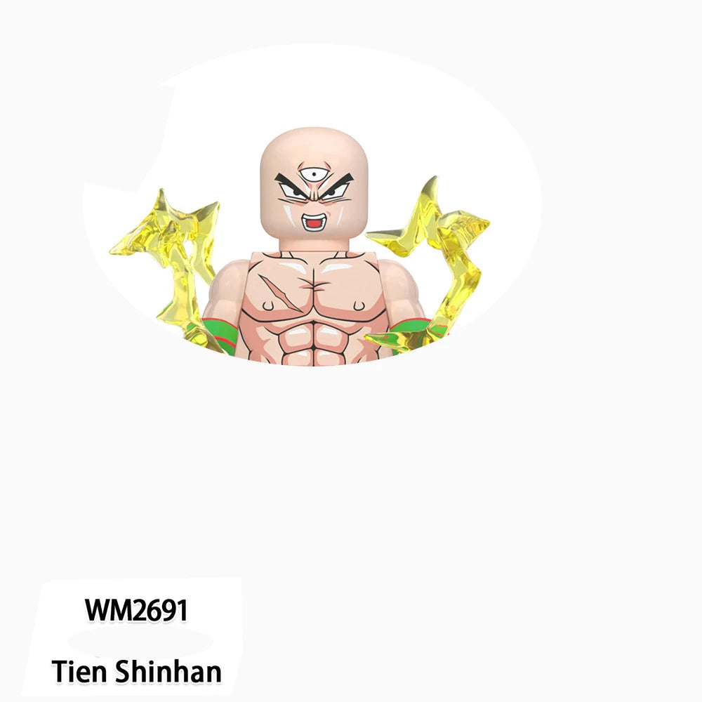 TP1014 TP1019 Japan Adventure TV Shows Mini Building Blocks Bricks With Balls Action Figures Educational Toys For Children Gifts