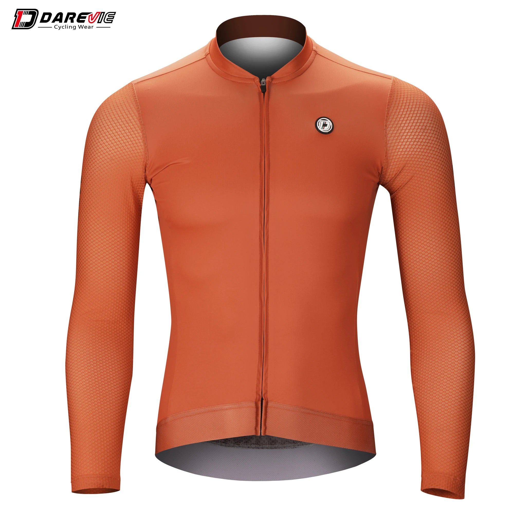 DAREVIE Cycling Jersey Long Sleeve Pro Aero Small Size 3D Bubble Mesh Cycling Jersey Men Women Breathable Man Cycling Maillot