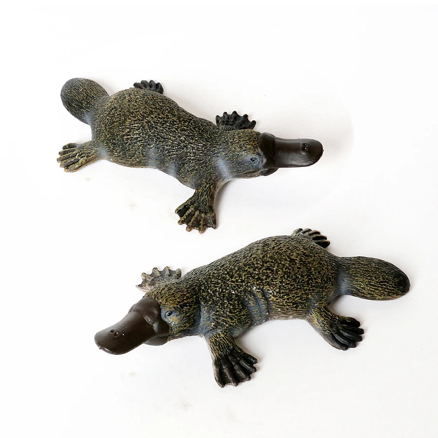 Realistic Woodland Creatures Figurines Toys Raccoon,Beavers ,Badger,Anteater,Platypus Easter Eggs Education Birthday Gift