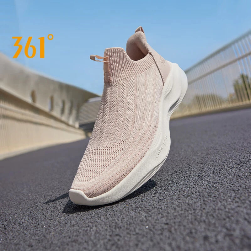 361 Degrees Women Running Shoes Spring New Mesh Thick Bottom Rebound Casual Shock-absorber Durable Female Sneaker 682512238