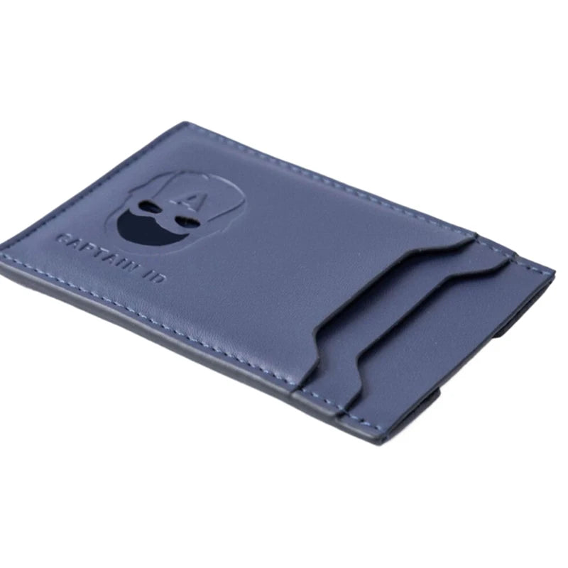 Leather Bat Wallet Personalized Superhero Mask Card Holder Bat ID Heroic Wallet Gift