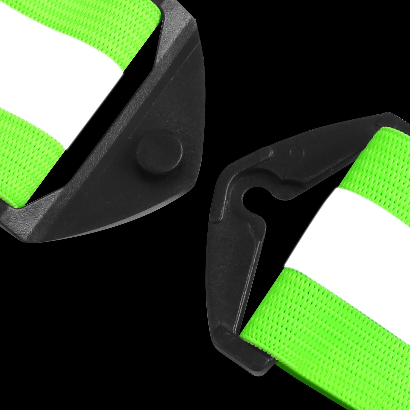 LED Running Vest USB Rechargeable Reflective Glowing Reflector Straps High Visibility Night Running Riding Clothing Elastic Band