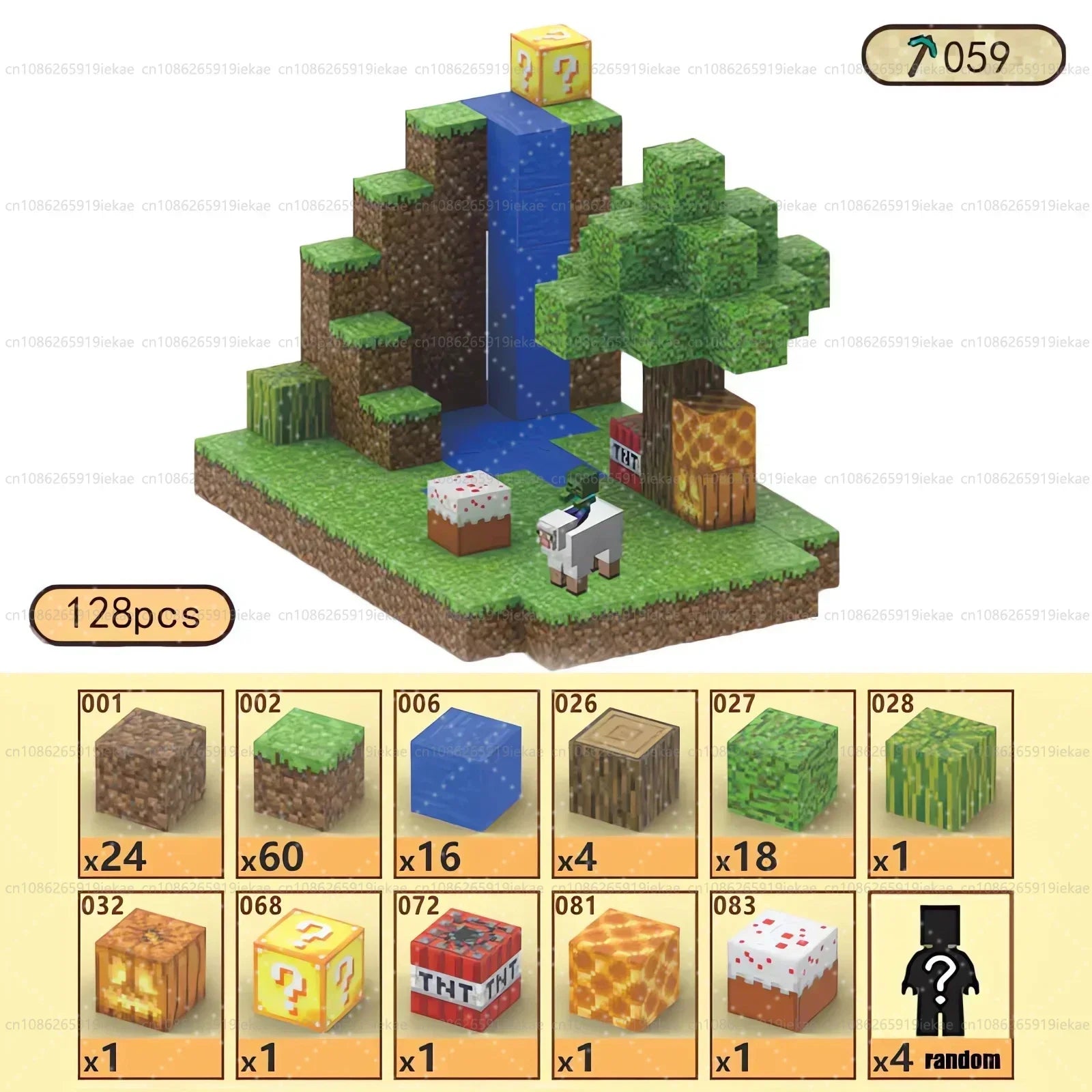 Magnetic Building Blocks Mine World Montessori Educational STEM Sensory Toy for Magnet Cube Kids Boys Girls Ages 3+ DIY Toy Gift