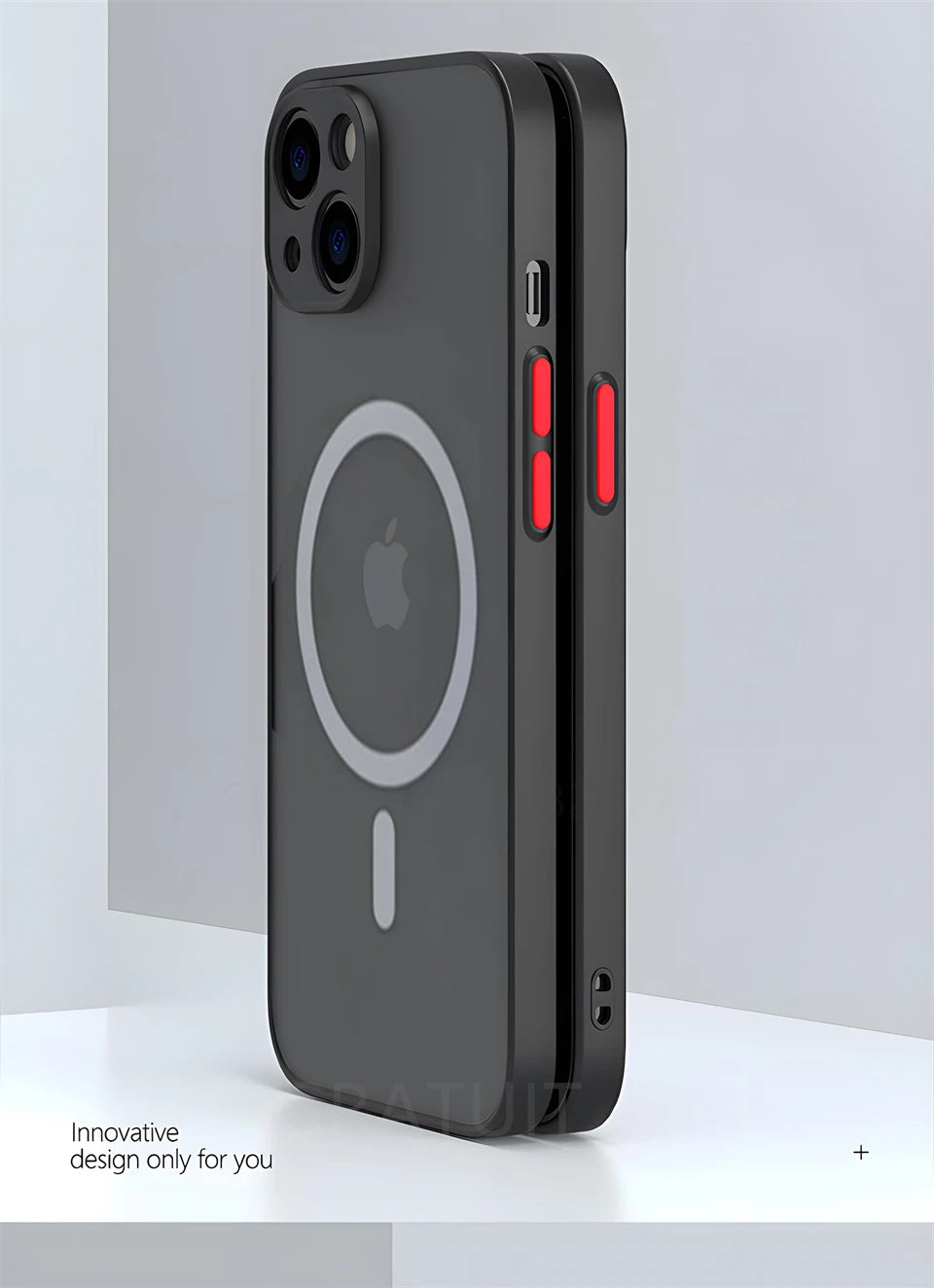 Luxury Matte For Magsafe Case For Apple iPhone 15 14 13 12 11 Pro Max Plus Magnetic Wireless Charging Soft Protection Accessorie