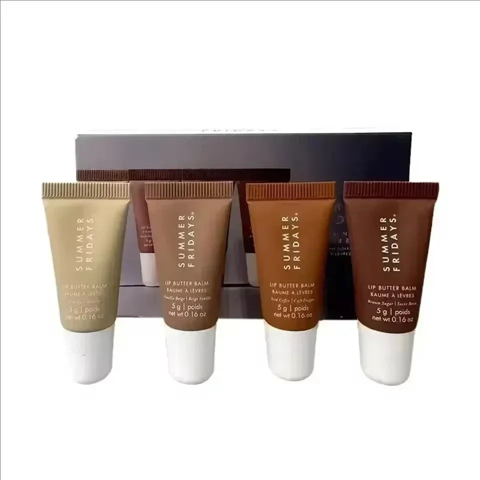 Summer Fridays Lip Balm Moisturizing Mirror Lip Gloss Lip Vanilla Pink Sugar Coffee Cake Smell Lipstick Transparent Oil Makeup