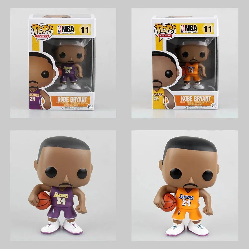 FUNKO POP Kobe BRYANT Basketball Star Black Mamba Kobe BRYANT Action Figures Children Gifts Collectible Model Toys