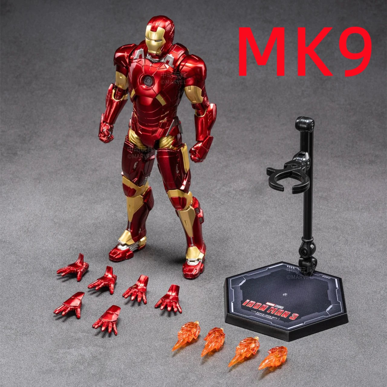 1:10 ZD Toys Iron Man MK25 Striker MK26 Gamma MK36 Peacemaker MK40 MK2 War Machine MK15 Sneaky Action Figure Collections Gift