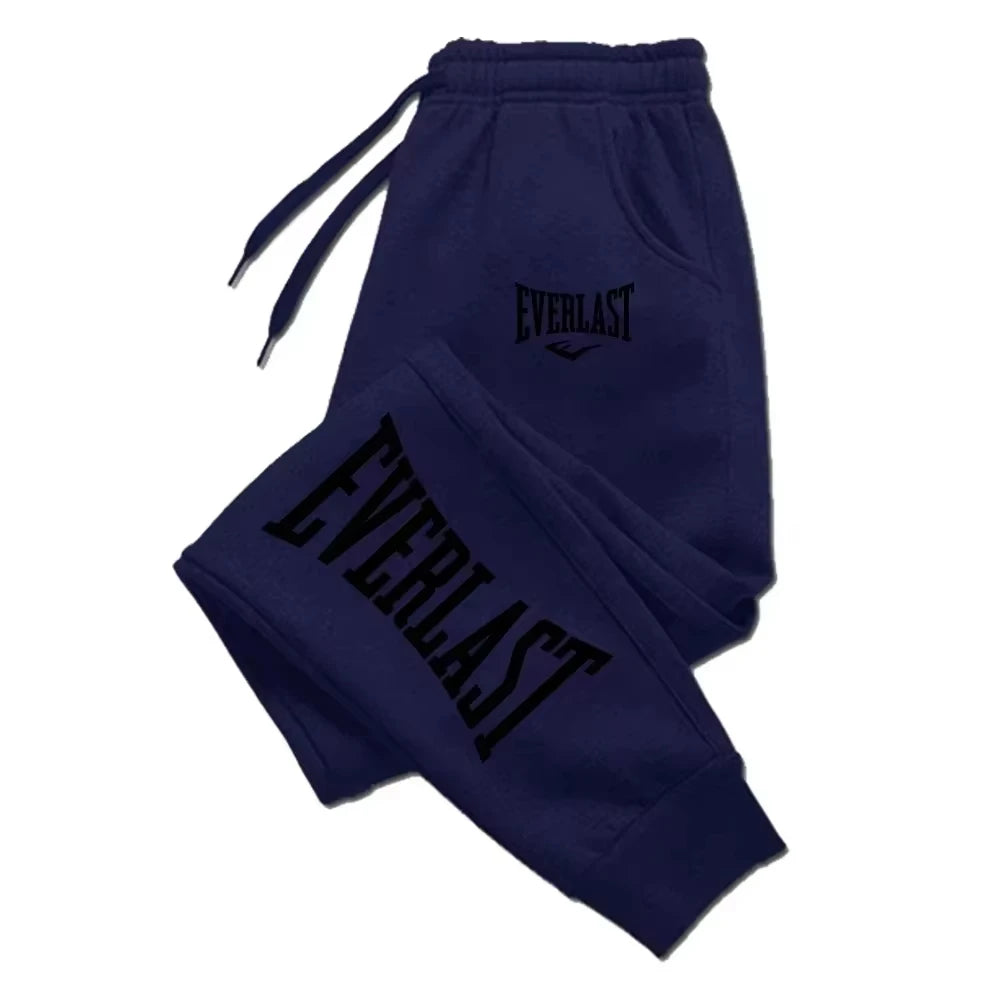 Men Printed Pants EVERLAST Men Women Running Pants Joggers Sweatpant Sport Casual Trousers Fitness Gym Breathable Pants