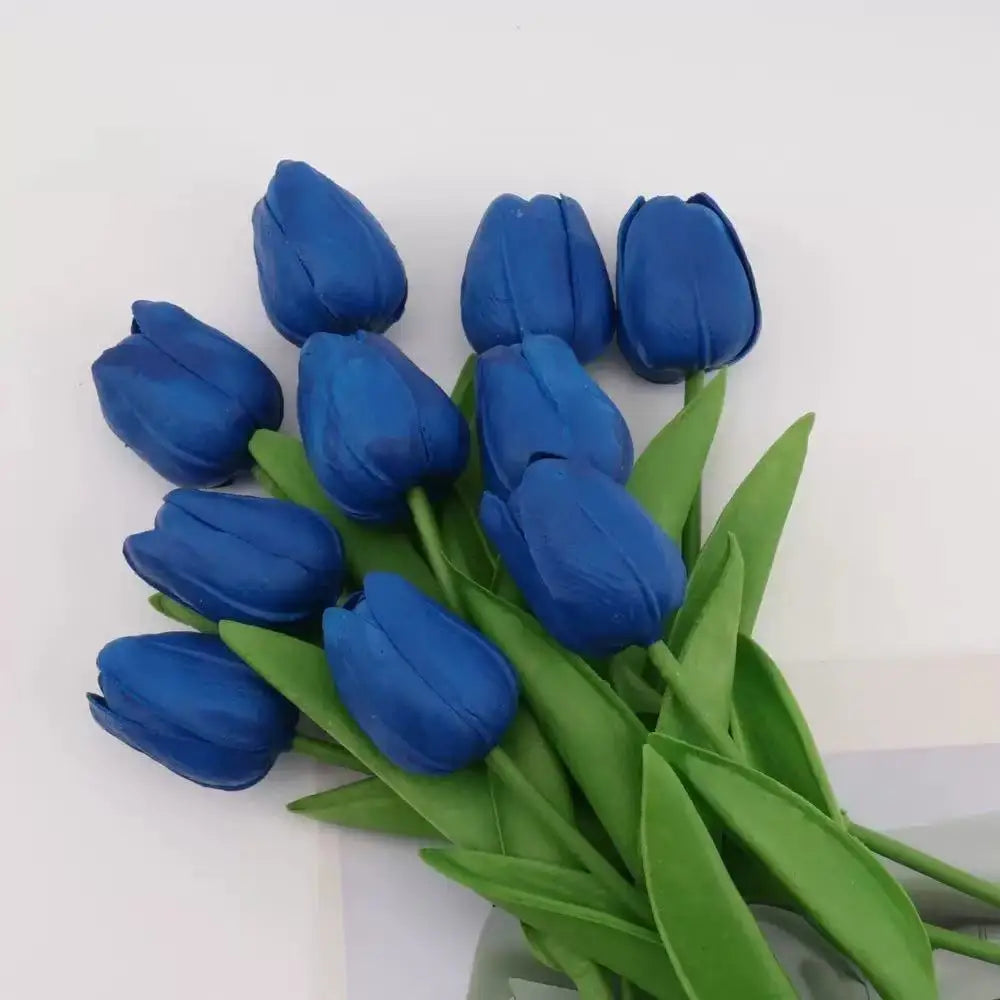 1/5/10/15PCS Tulips Artificial Flowers Real Touch Flowers Tulip Bouquet Decor Fake Tulips Flower for Home Wedding Decorations