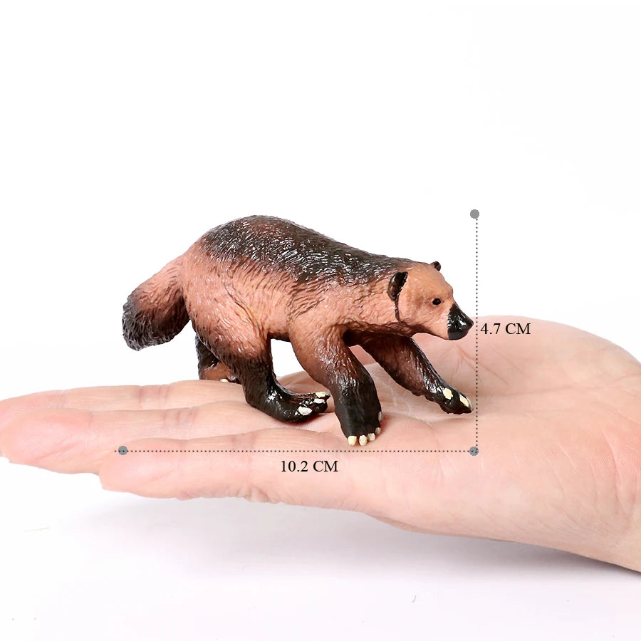 Realistic Woodland Creatures Figurines Toys Raccoon,Beavers ,Badger,Anteater,Platypus Easter Eggs Education Birthday Gift