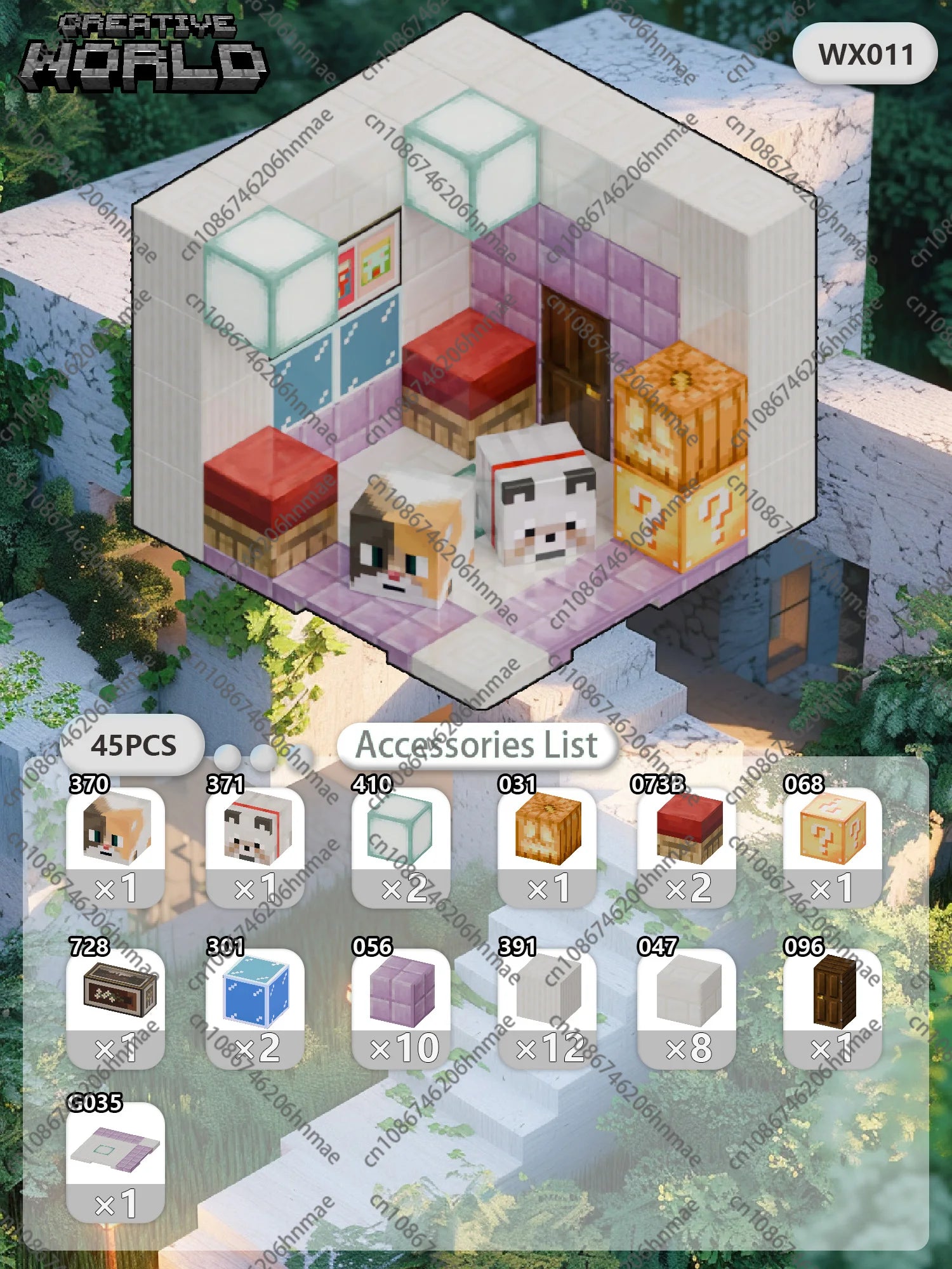 Magnetic Building Blocks Mine World Magnet Cube for Stacking Construction Brick Set Pixel Style Sensory Toys Kid Boys Girls DIY