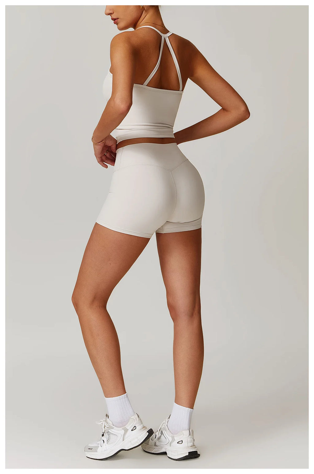 Women Cross Back Yoga Top Breathable Shockproof Sports Vest Fitness Sport Bra With Padded Gym Crop Top Running Active Sportswear