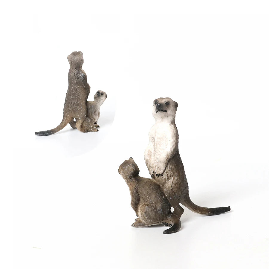 Realistic Woodland Creatures Figurines Toys Raccoon,Beavers ,Badger,Anteater,Platypus Easter Eggs Education Birthday Gift