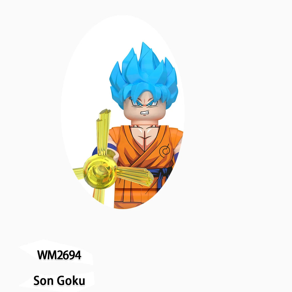 TP1014 TP1019 Japan Adventure TV Shows Mini Building Blocks Bricks With Balls Action Figures Educational Toys For Children Gifts